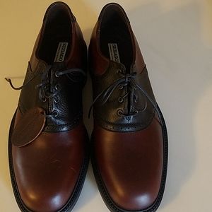 Sebago mens brown/black dress shoe